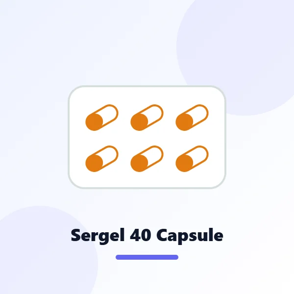 Sergel 40 Capsule