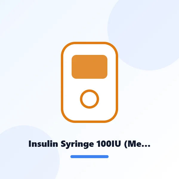 Insulin Syringe 100IU (Medica)