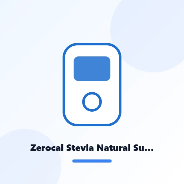 Zerocal Stevia Natural Sugar 30 Sachets