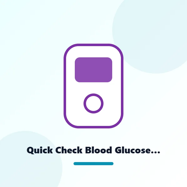 Quick Check Blood Glucose Test Strips 25pcs
