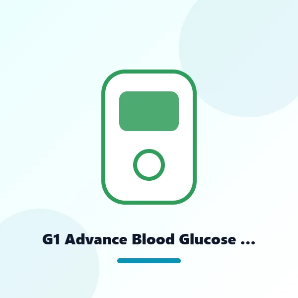 G1 Advance Blood Glucose Strip 25's Pack