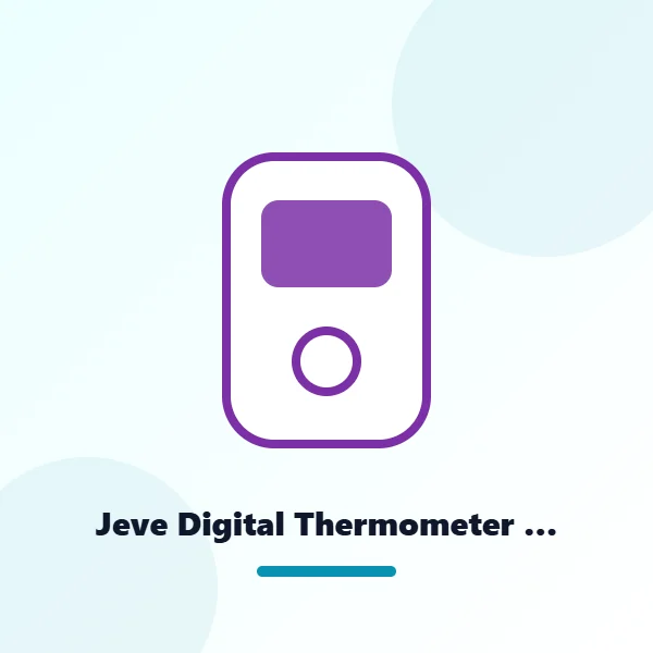 Jeve Digital Thermometer with Automatic Alarm