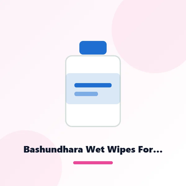 Bashundhara Wet Wipes For Baby's Care 240's Jar