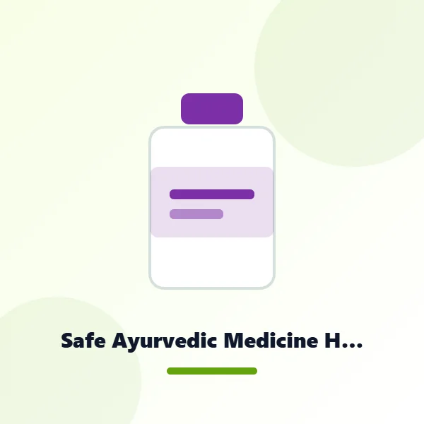 Safe Ayurvedic Medicine Health Fit 50 Capsules