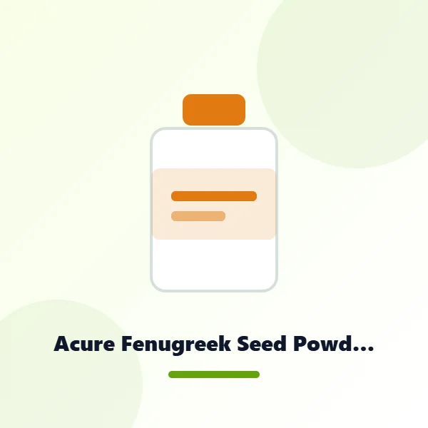 Acure Fenugreek Seed Powder - একিউর মেথি গুঁড়া