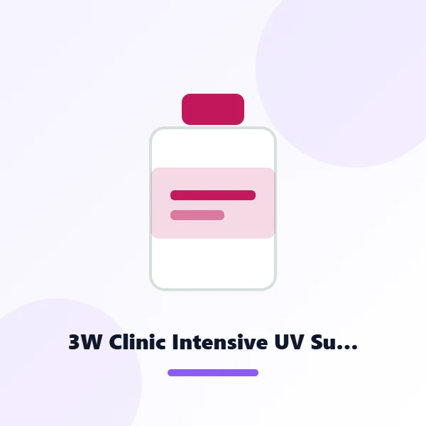 3W Clinic Intensive UV Sunblock Cream with SPF50+ PA+++ 70ml