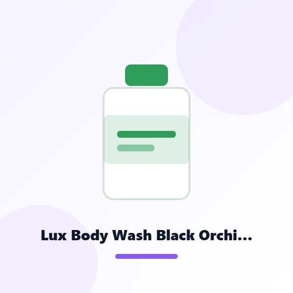 Lux Body Wash Black Orchid & Juniper Scent 245ml